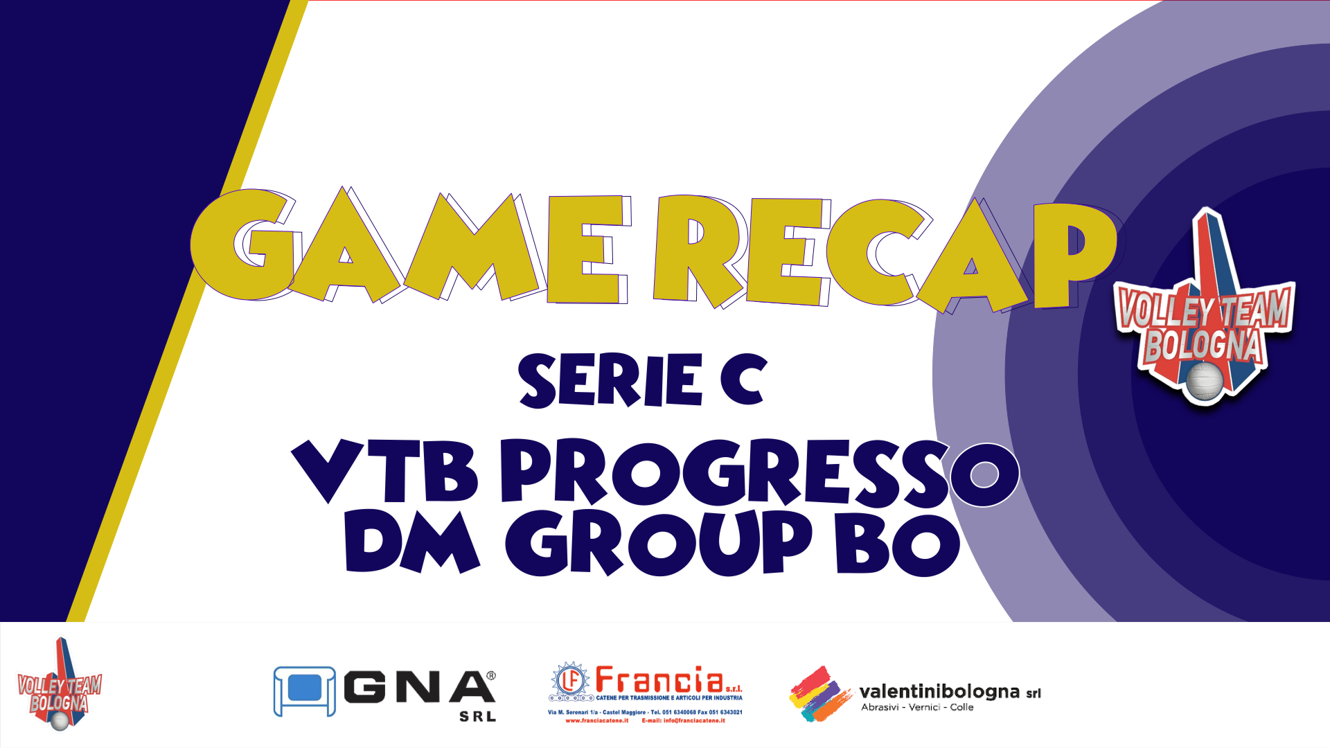 GAME RECAP SERIE C DM GROUP – ARGELATO