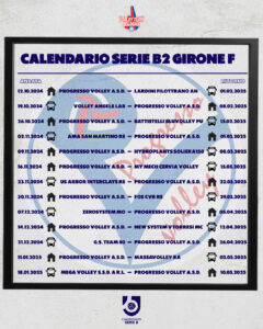 CALENDARIO SERIE B2 FEMMINILE