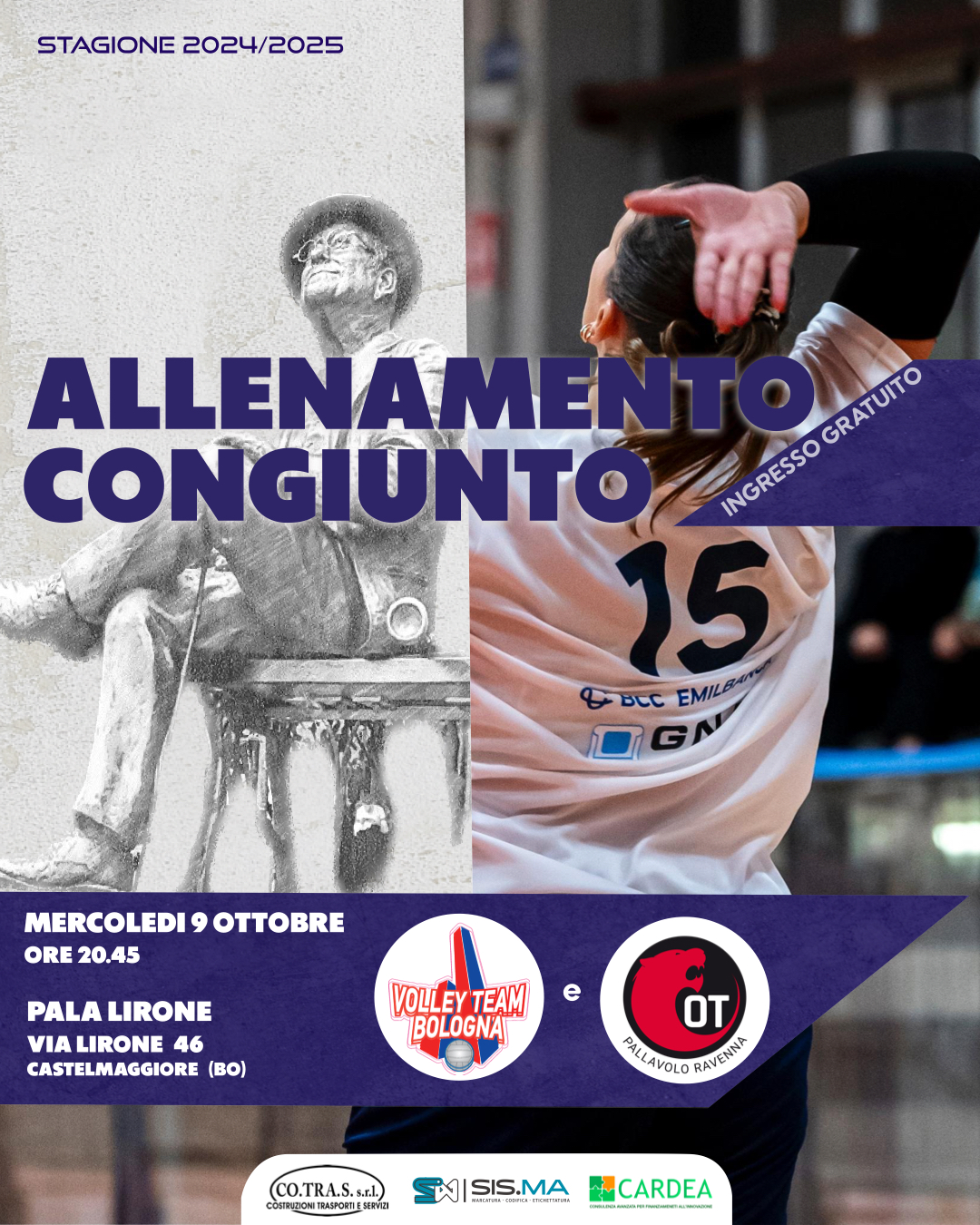 Allenamento congiunto – Olimpia Teodora Ravenna