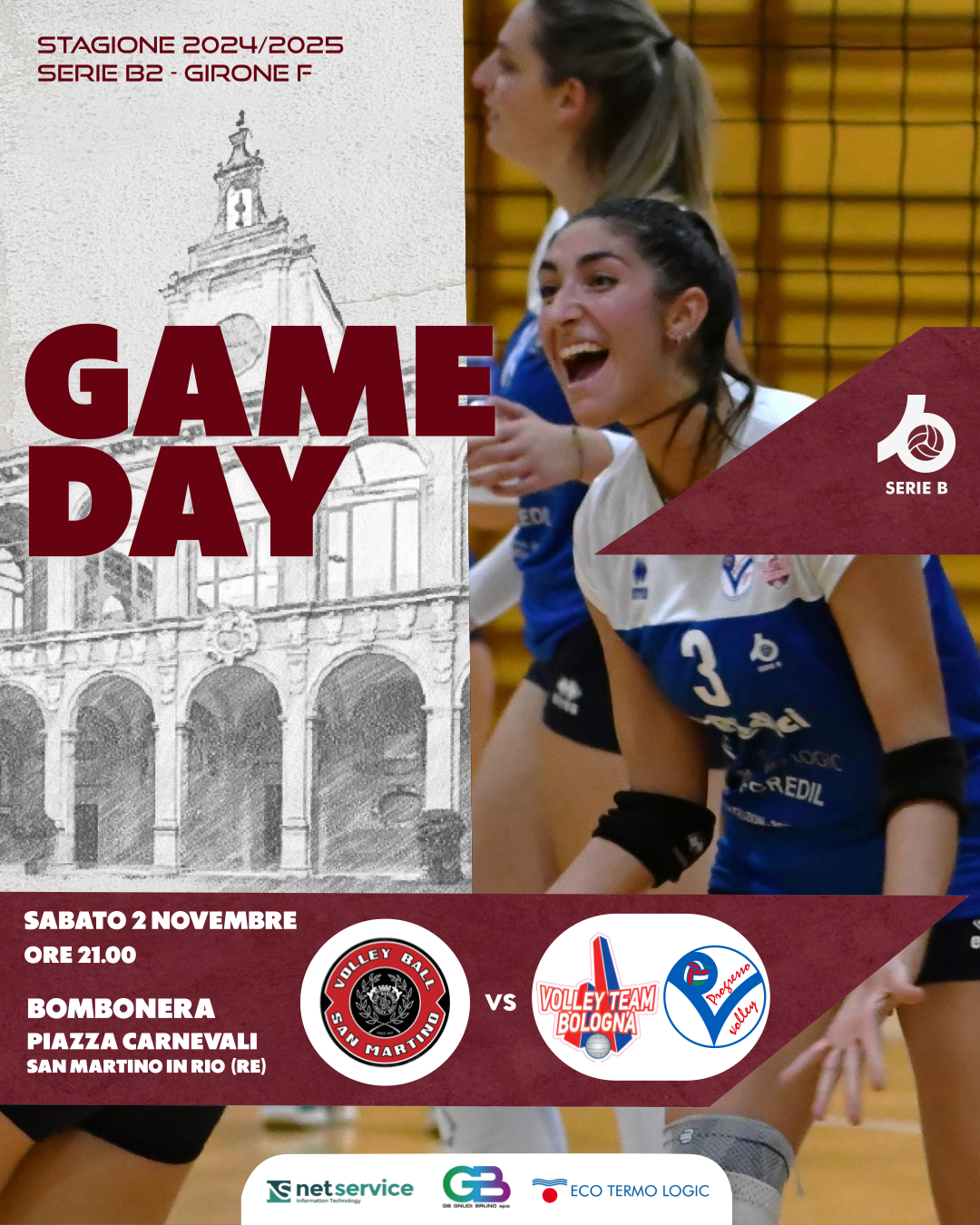 Game Day Serie B2 – Ama San Martino RE