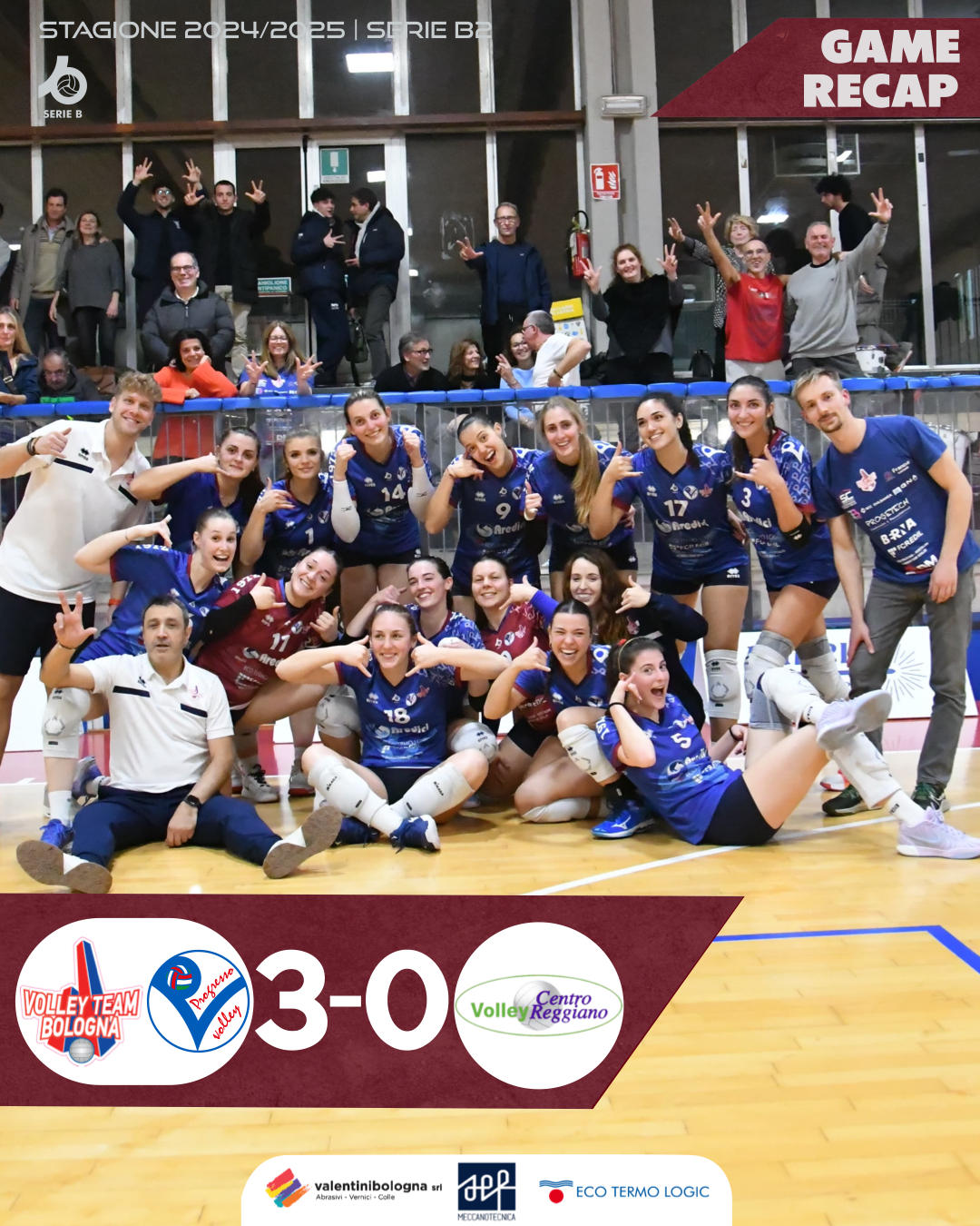 Risultato Finale Serie B2 – Fos CVR RE