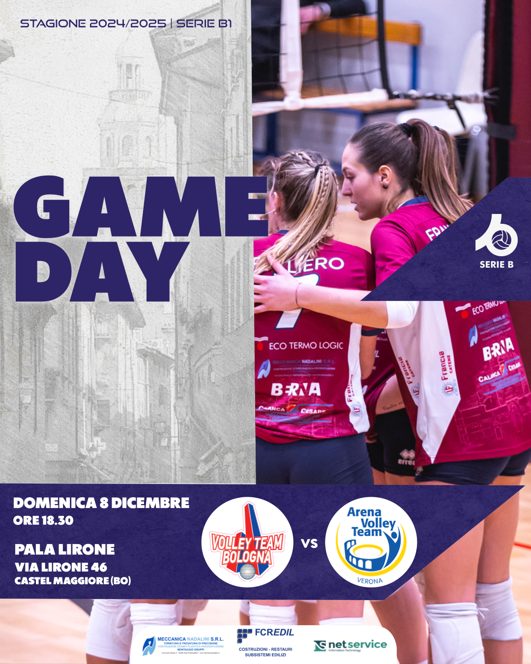 Game Day Serie B1 – Smapiù Arena Volley