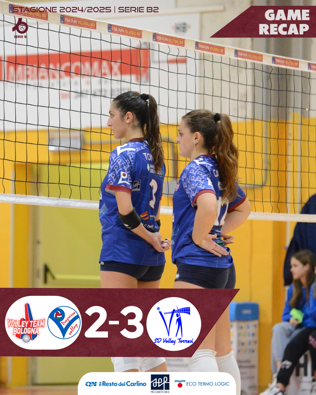 Risultato finale Serie B2 – New System Vtorresi MC